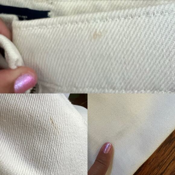 Vintage Koret City Blues Jeans Size 8 Women White Mom Jeans Bootcut High Rise - Picture 15 of 17